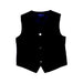 A Black Suit Vests from Nicholas & Bears in size 6T for girl. (Front View)