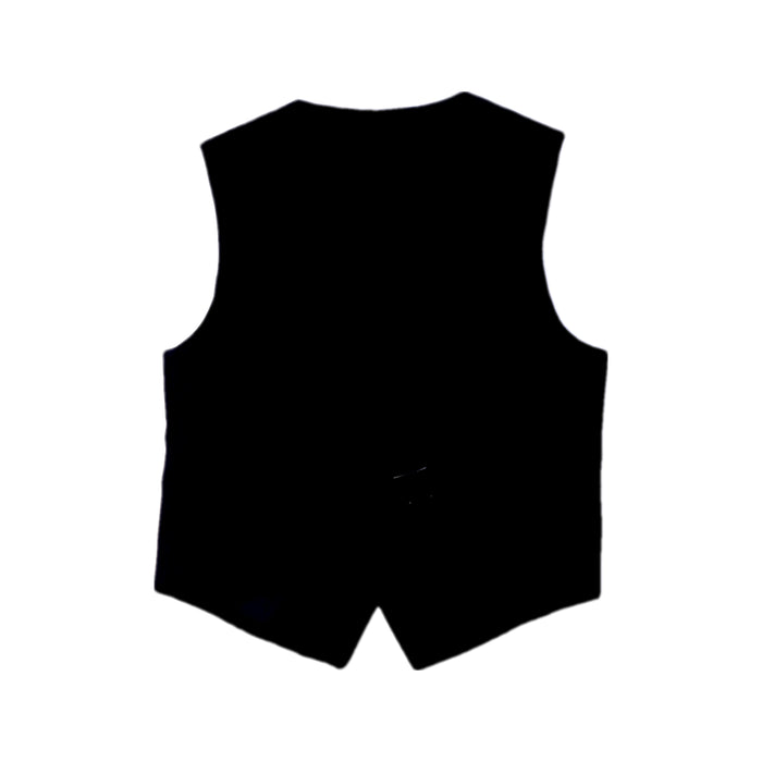 A Black Suit Vests from Nicholas & Bears in size 6T for girl. (Back View)