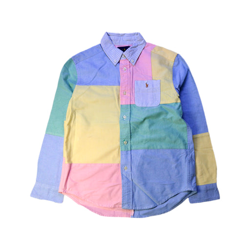 A Multicolour Long Sleeve Shirts from Ralph Lauren in size 7Y for boy. (Front View)