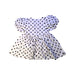 A White Short Sleeve Dresses from Monbebe in size 5T for girl. (Back View)