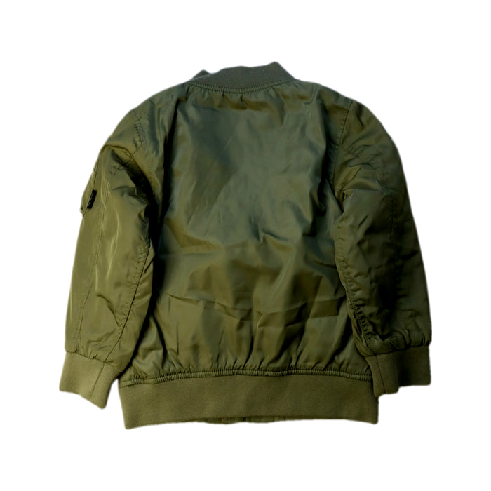 A Green Puffer/Quilted Jackets from Kladskap in size 5T for neutral. (Back View)