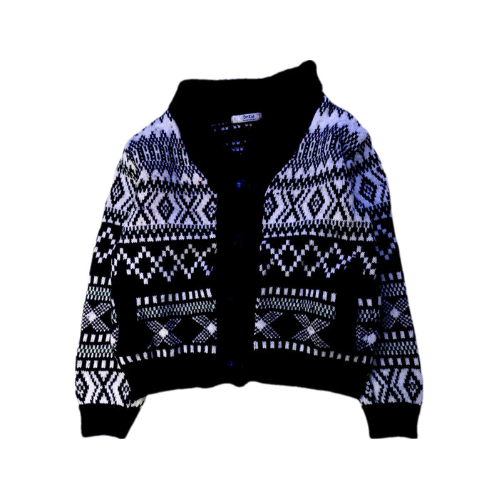 A Black Cardigans from Dr. Kid in size 5T for boy. (Front View)