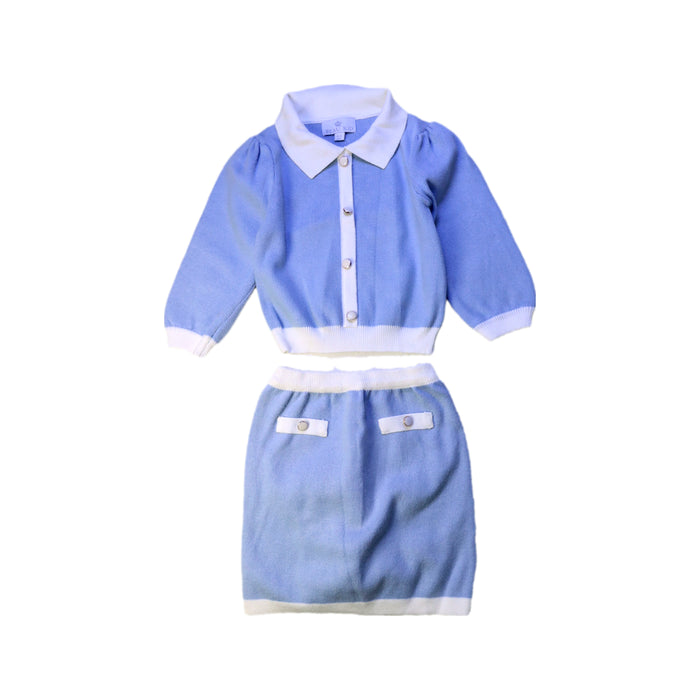 A Blue Skirt Sets from Beau KID in size 4T for girl. (Front View)