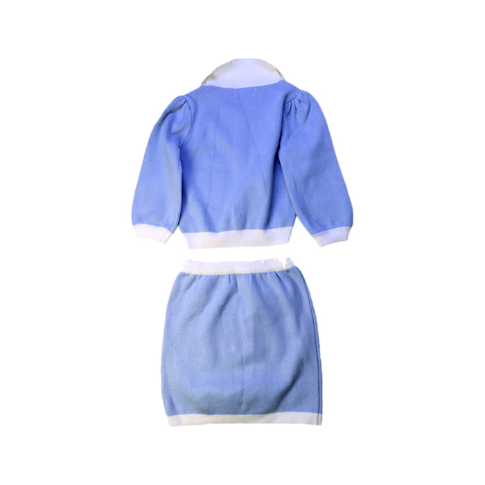 A Blue Skirt Sets from Beau KID in size 4T for girl. (Back View)