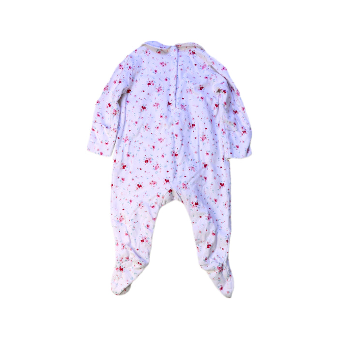A White Onesies from The Little White Company in size Newborn for girl. (Back View)