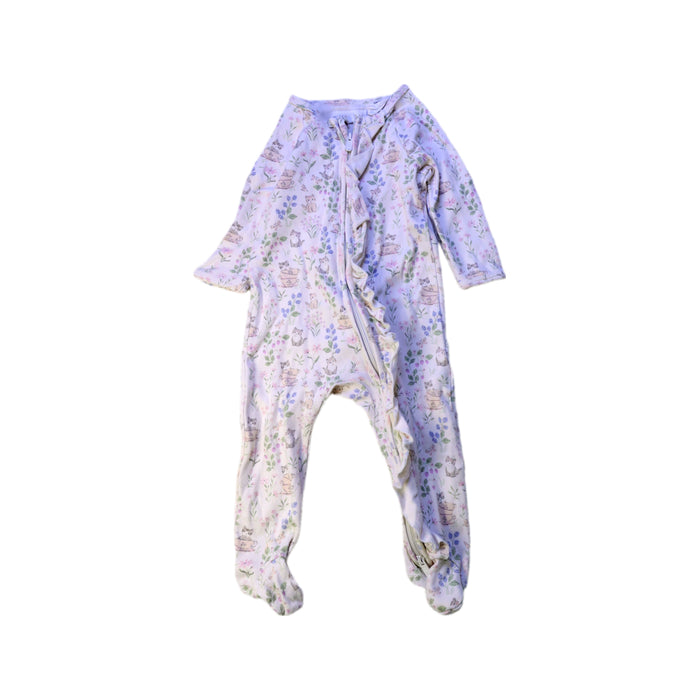 A Purple Onesies from Jamie Kay in size 3-6M for girl. (Front View)