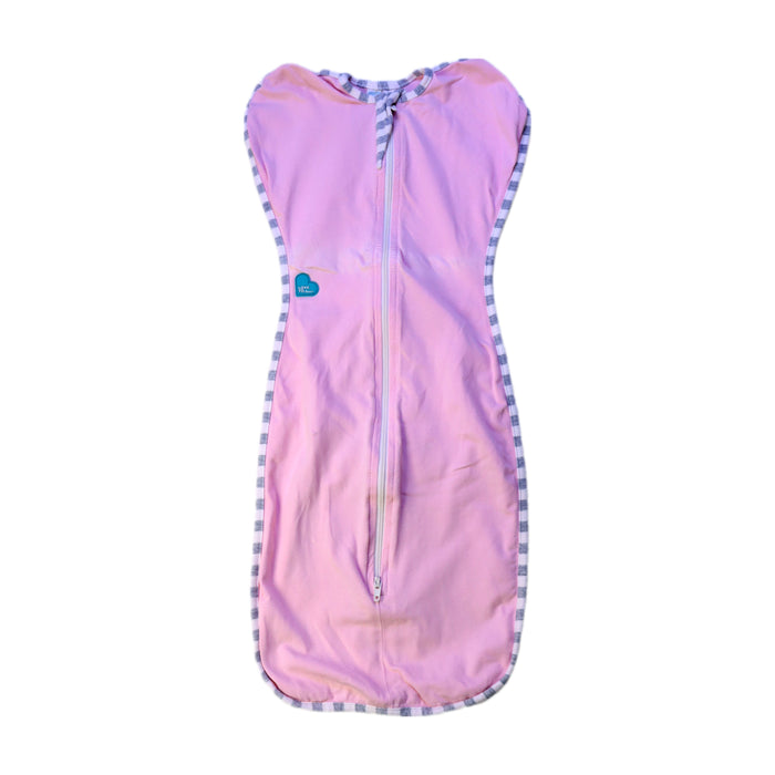 A Pink Swaddles from Love To Dream in size 0-3M for girl. (Front View)