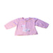 A Pink Long Sleeve Tops from Mayoral in size 0-3M for girl. (Front View)