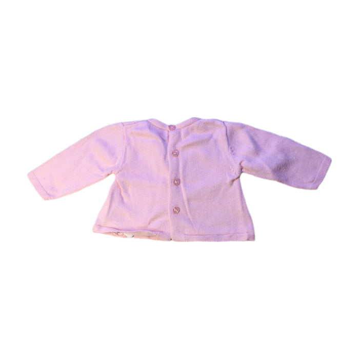 A Pink Long Sleeve Tops from Mayoral in size 0-3M for girl. (Back View)