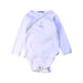 A White Long Sleeve Bodysuits from Jacadi in size 0-3M for neutral. (Front View)