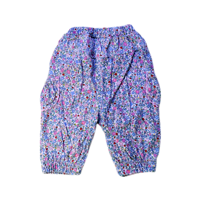 A Purple Casual Pants from Jojo Maman Bébé in size 0-3M for girl. (Back View)