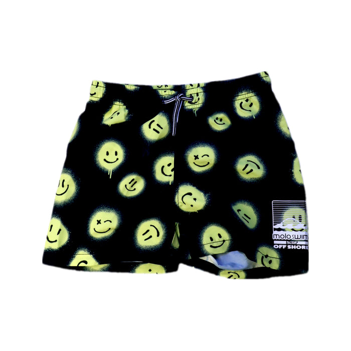 A Black Swim Shorts from Molo in size 9Y for boy. (Front View)