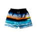 A Blue Swim Shorts from Molo in size 7Y for boy. (Front View)