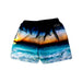A Blue Swim Shorts from Molo in size 7Y for boy. (Back View)