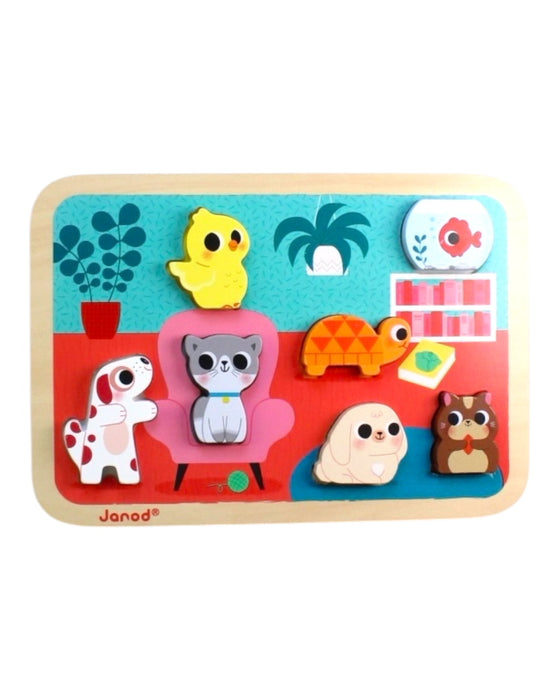 A Multicolour Board Games & Puzzles from Janod in size 18-24M for neutral. (Front View)