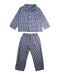A Blue Casual Pants from Petit Bateau in size 3T for boy. (Front View)