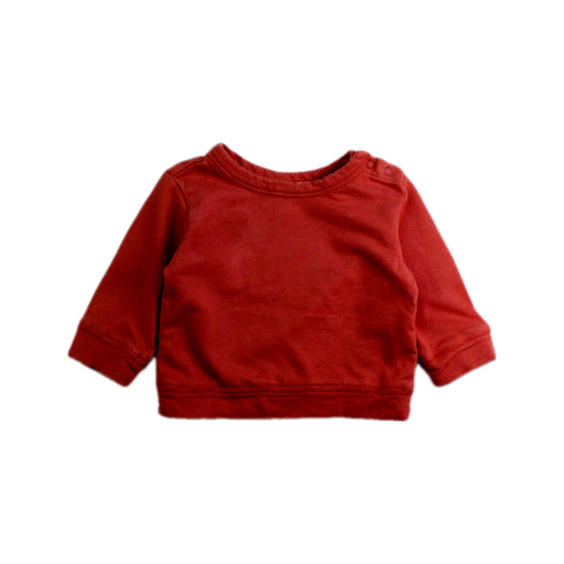 A Red Long Sleeve Tops from Nordstrom in size 0-3M for boy. (Front View)