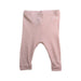 A Pink Leggings from Petit Bateau in size 0-3M for girl. (Front View)