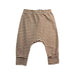 A Brown Casual Pants from Quincy Mae in size 3-6M for neutral. (Front View)