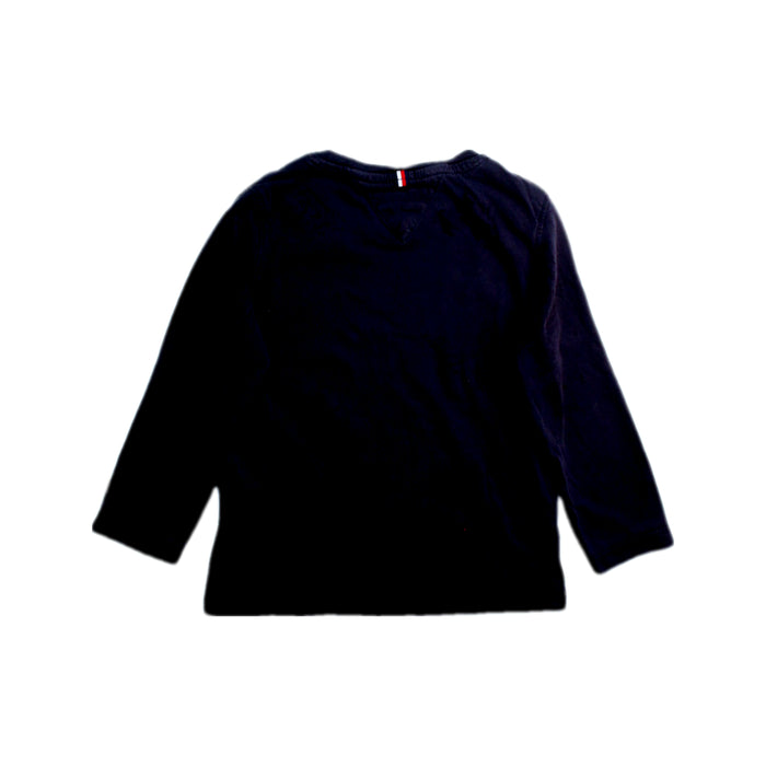 A Black Long Sleeve T Shirts from Tommy Hilfiger in size 2T for boy. (Back View)