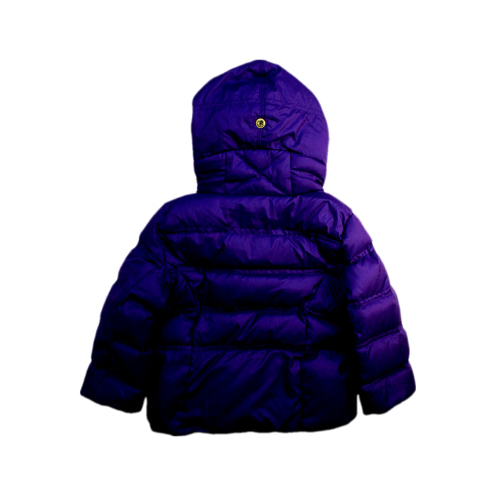A Purple Puffer/Quilted Coats & Outerwear from Ralph Lauren in size 18-24M for girl. (Back View)