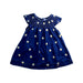 A Blue Sleeveless Dresses from Mayoral in size 6-12M for girl. (Front View)