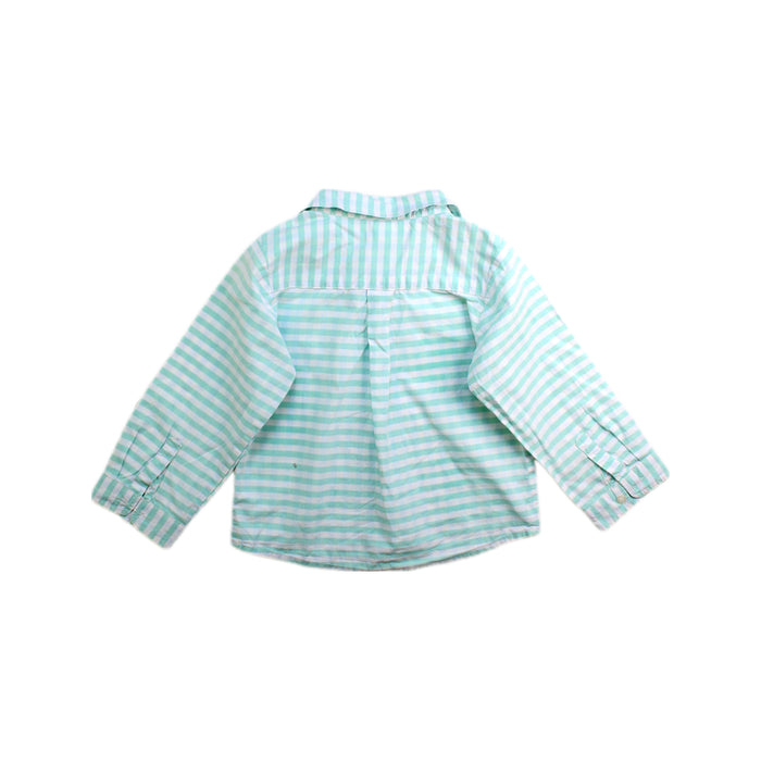 A Blue Long Sleeve Shirts from Jacadi in size 18-24M for boy. (Back View)