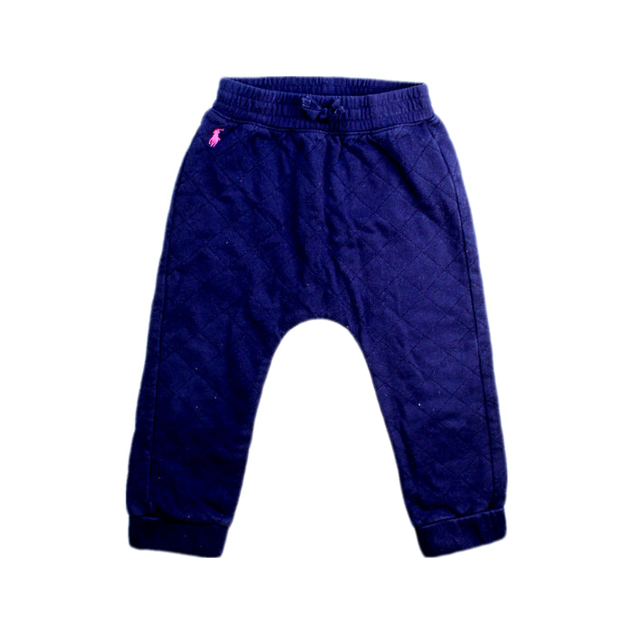 A Navy Sweatpants from Ralph Lauren in size 18-24M for girl. (Front View)