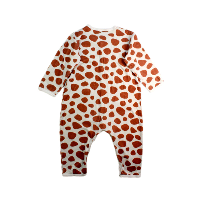 A White Onesies from Petit Bateau in size 12-18M for boy. (Back View)