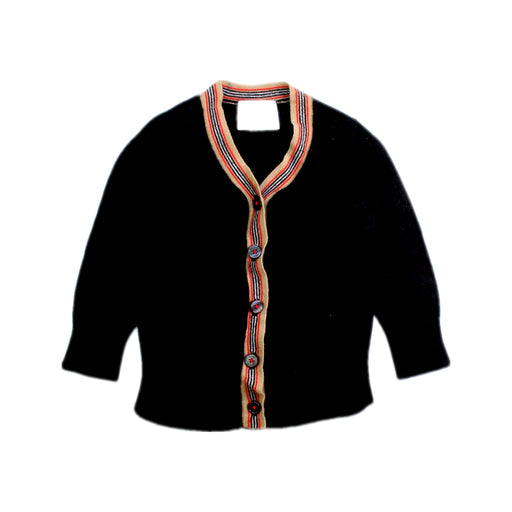 A Black Cardigans from Burberry in size 6-12M for neutral. (Front View)