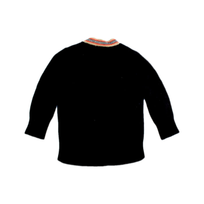 A Black Cardigans from Burberry in size 6-12M for neutral. (Back View)