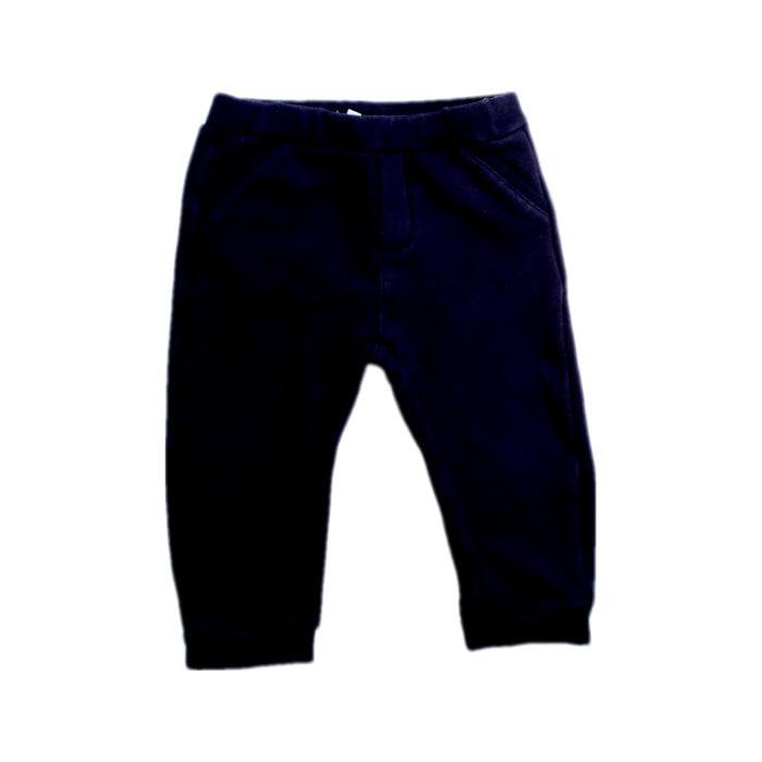 A Navy Casual Pants from Jacadi in size 12-18M for girl. (Front View)