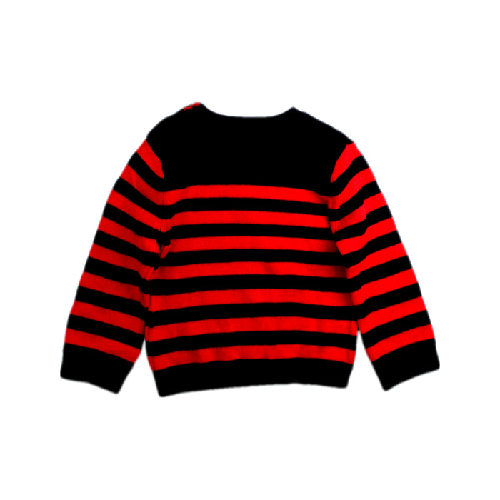 A Black Knit Sweaters from Jacadi in size 12-18M for boy. (Back View)