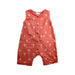 A Peach Sleeveless Rompers from Kite in size 6-12M for girl. (Front View)