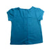 A Teal Short Sleeve Tops from P'tit Bisou in size 6-12M for girl. (Back View)