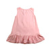 A Pink Sleeveless Dresses from Momonittu in size 12-18M for girl. (Back View)