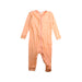A Peach Onesies from Petit Lem in size 6-12M for girl. (Front View)
