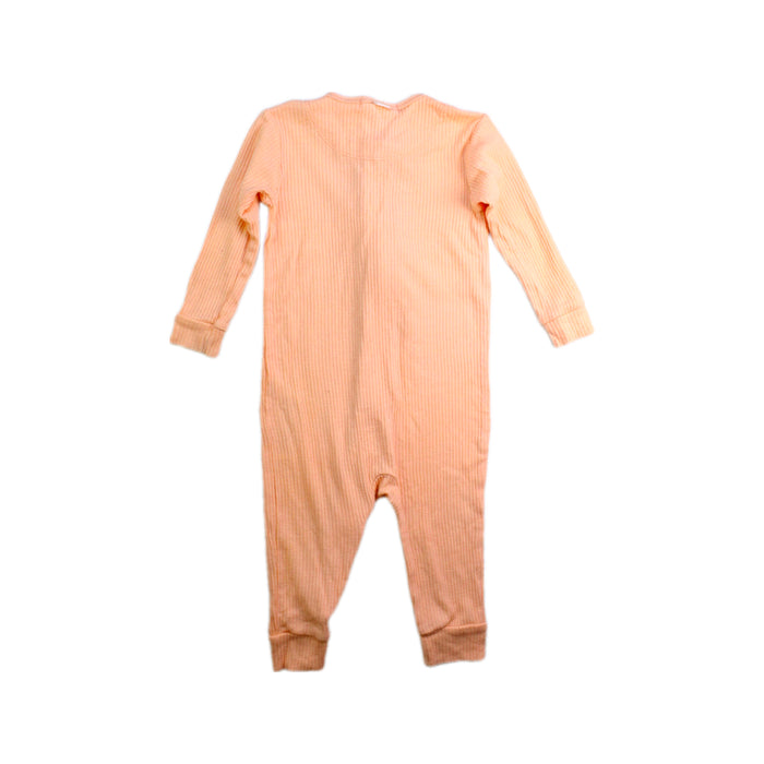 A Peach Onesies from Petit Lem in size 6-12M for girl. (Back View)