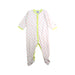 A White Onesies from Petit Bateau in size 6-12M for girl. (Front View)