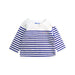A White Long Sleeve Tops from Jacadi in size 3-6M for boy. (Front View)