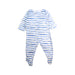 A Blue Onesies from Petit Bateau in size 6-12M for boy. (Front View)