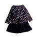 A Navy Long Sleeve Dresses from Petit Bateau in size 6-12M for girl. (Front View)