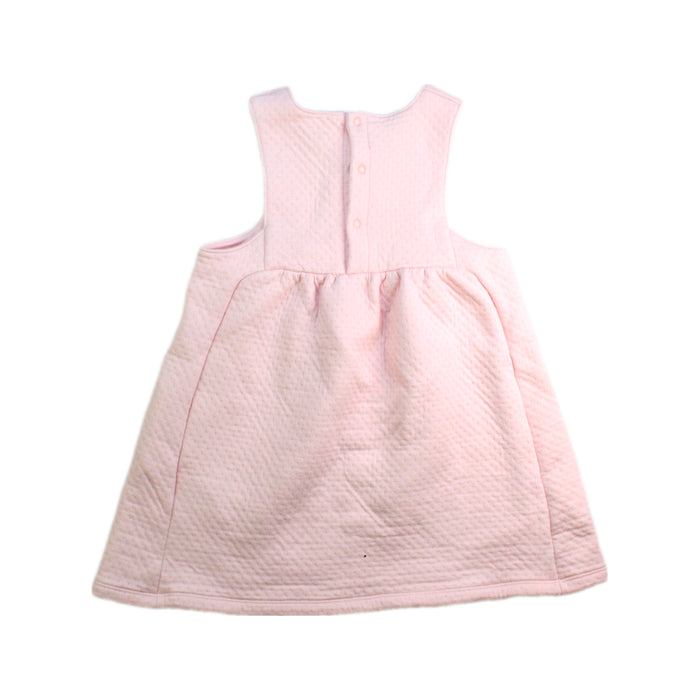 A Pink Sleeveless Dresses from Petit Bateau in size 18-24M for girl. (Back View)