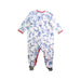 A White Onesies from Petit Bateau in size 6-12M for girl. (Back View)