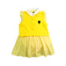 A Yellow Sleeveless Dresses from Ferrari in size 6-12M for girl. (Front View)