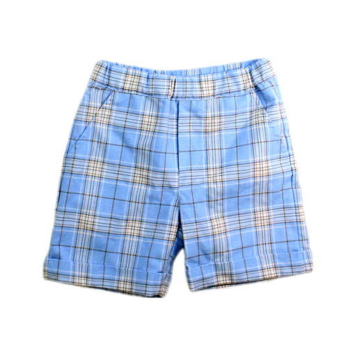A Blue Shorts from Chickeeduck in size 18-24M for boy. (Front View)