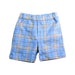 A Blue Shorts from Chickeeduck in size 18-24M for boy. (Front View)