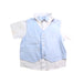 A Blue Short Sleeve Polos from Chickeeduck in size 18-24M for boy. (Front View)