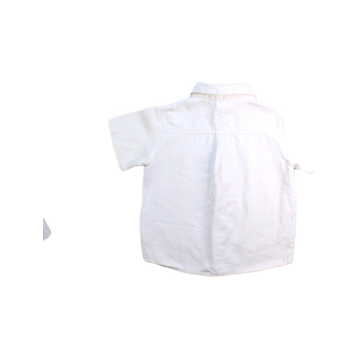 A Blue Short Sleeve Polos from Chickeeduck in size 18-24M for boy. (Back View)