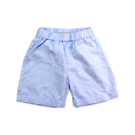 A Blue Shorts from Chickeeduck in size 18-24M for boy. (Front View)